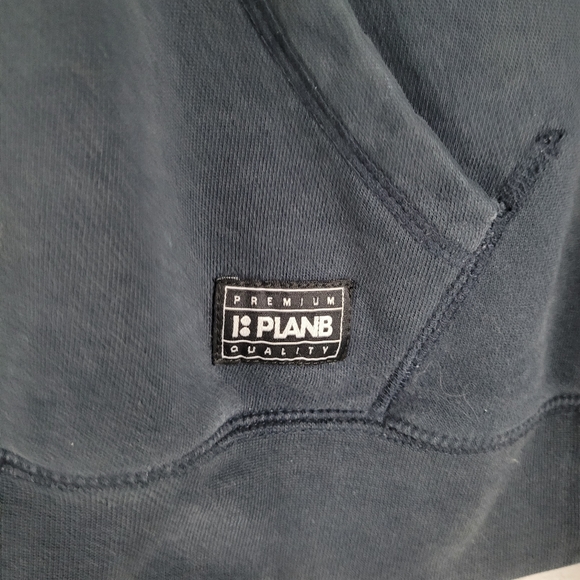 PLAN B SKATEBOARDS | pullover kangaroo pocket hoodie sweatshirt - Picture 2 of 8